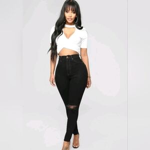 NWT She Bad Skinny Jeans - Black | Fashion Nova ~sz 3